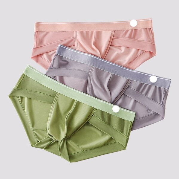Great Sale🔥Men's Breathable Mesh Ice Silk Briefs