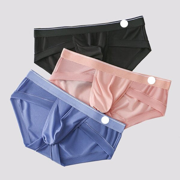 Great Sale🔥Men's Breathable Mesh Ice Silk Briefs