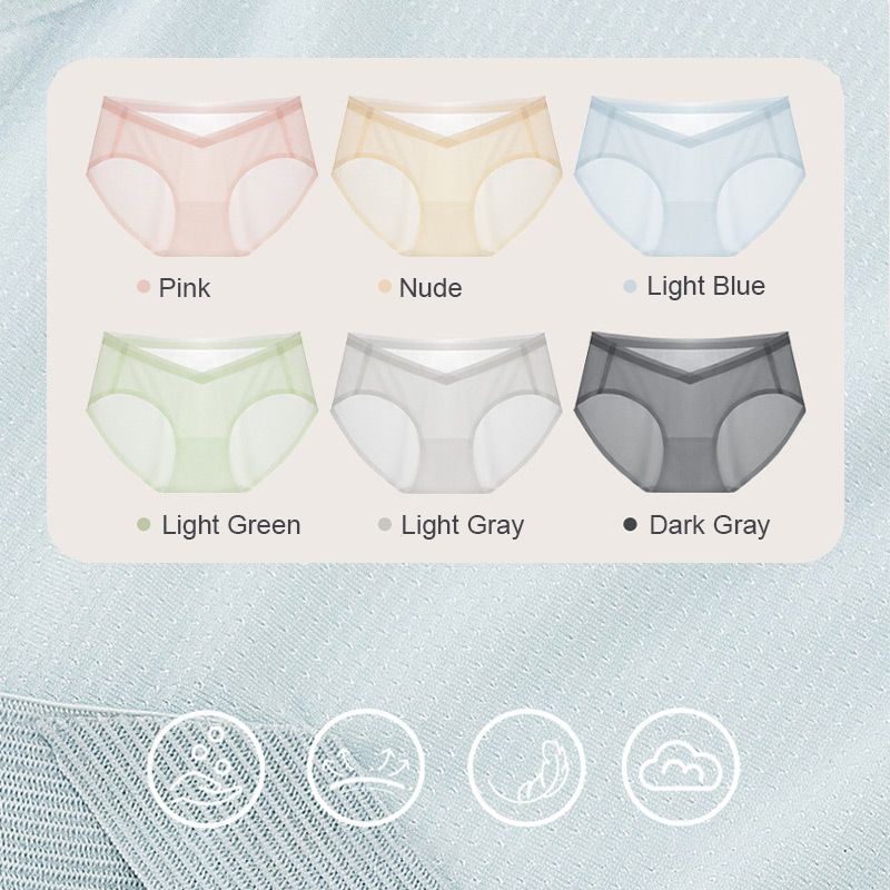 Women’s Ice Silk Anti-bacterial Panties