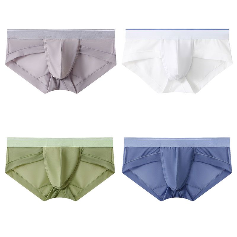 Great Sale🔥Men's Breathable Mesh Ice Silk Briefs