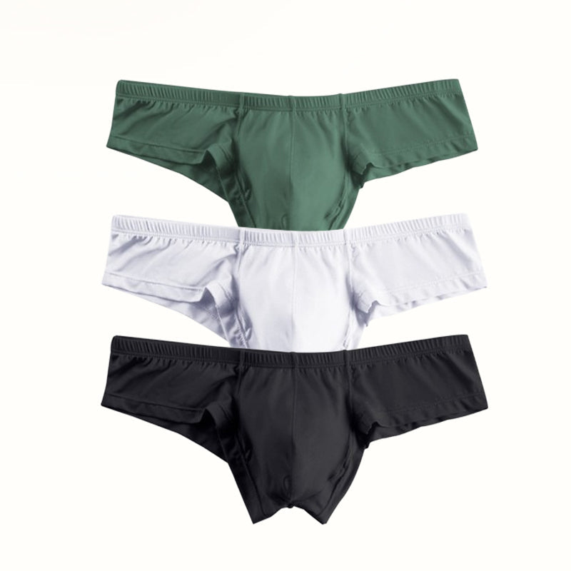 🔥Buy 2 Get 1 Free 🔥Men's Solid Color Breathable Low Waist Briefs