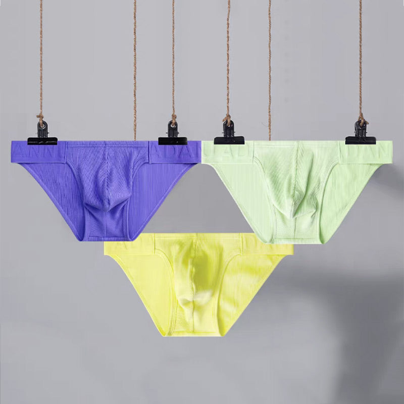 Men's Low Rise Tagless Large Pouch Briefs