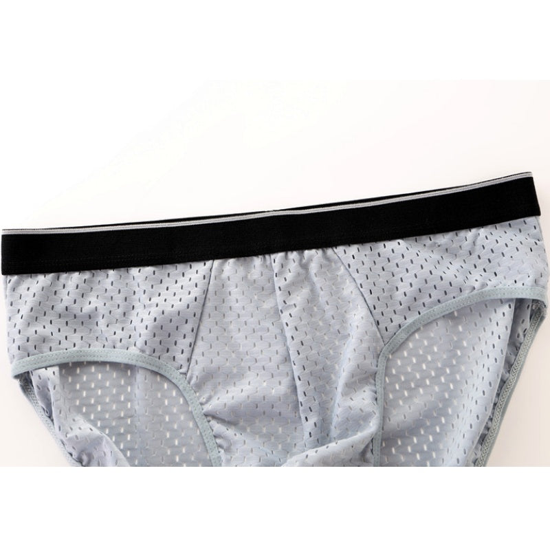 Comfortable Fit Mesh Plus Size Men's Briefs【Buy 3 Get 1 Free】