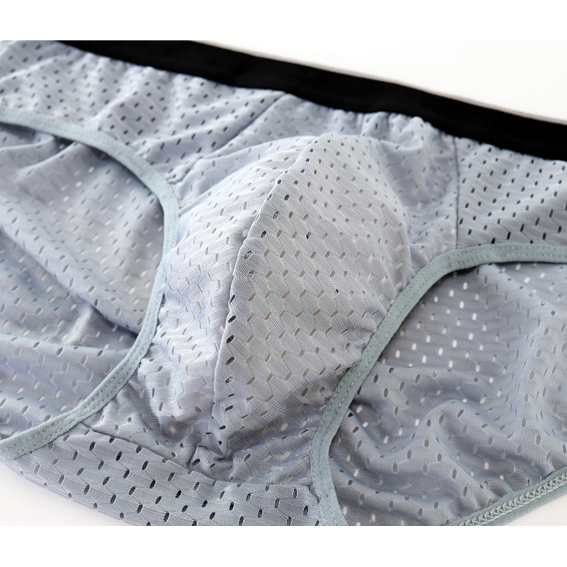 Comfortable Fit Mesh Plus Size Men's Briefs【Buy 3 Get 1 Free】