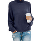 Hot Sale - Loose Solid Color Large Size Turtleneck Sweater