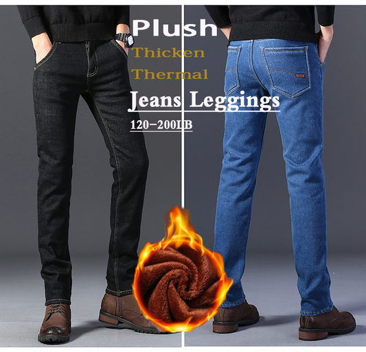 Plush Thicken Thermal Jeans Leggings