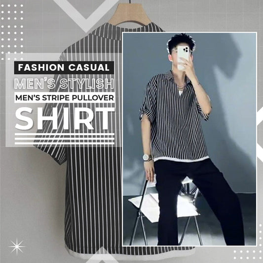 Men’s Stripe Pullover Shirt