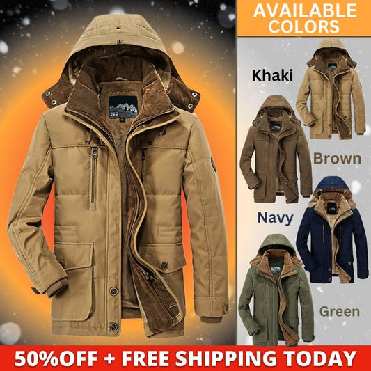 Oldete™ Men's Classic Winter Coat-Free shipping