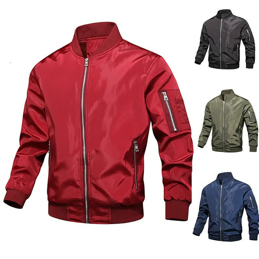 Men's Fashion Casual Solid Jacket
