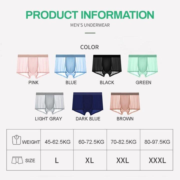 💥Hot sale💥Men's Seamless Transparent Sexy Briefs