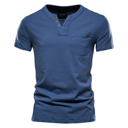 Men's Classic V-Neck Short Sleeve T-Shirts