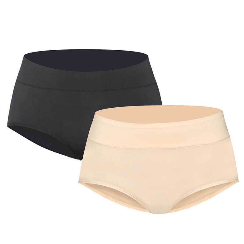 Women's Modal underwear Middle Waist Stretch Briefs Soft Underpants