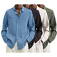 2024 Men's Linen Long Sleeve Shirt