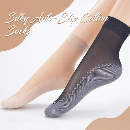 🎁Invisible Slip-resistant Crystal Silk Socks