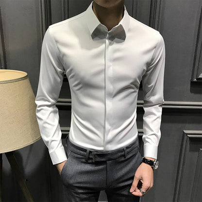 🎉2026 New Products Hot Sale✨Men's Wrinkle-Free Button-Down Shirt
