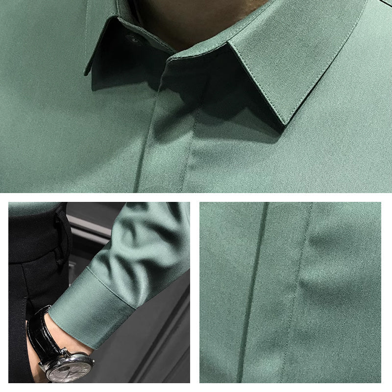 🎉2026 New Products Hot Sale✨Men's Wrinkle-Free Button-Down Shirt