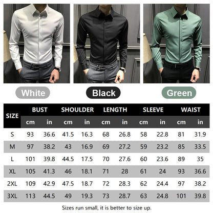 🎉2026 New Products Hot Sale✨Men's Wrinkle-Free Button-Down Shirt