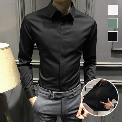 🎉2026 New Products Hot Sale✨Men's Wrinkle-Free Button-Down Shirt