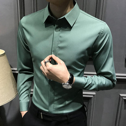 🎉2026 New Products Hot Sale✨Men's Wrinkle-Free Button-Down Shirt