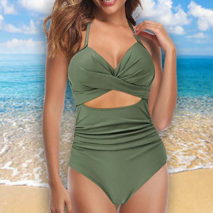 🌊LAST DAY SALE 49% OFF🔥Women's Cut-out One-Piece Swimsuit