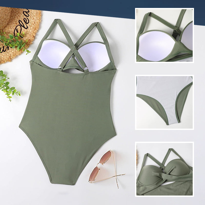 🌊LAST DAY SALE 49% OFF🔥Women's Cut-out One-Piece Swimsuit