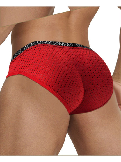 Men's sexy underwear made of ice silk mesh.