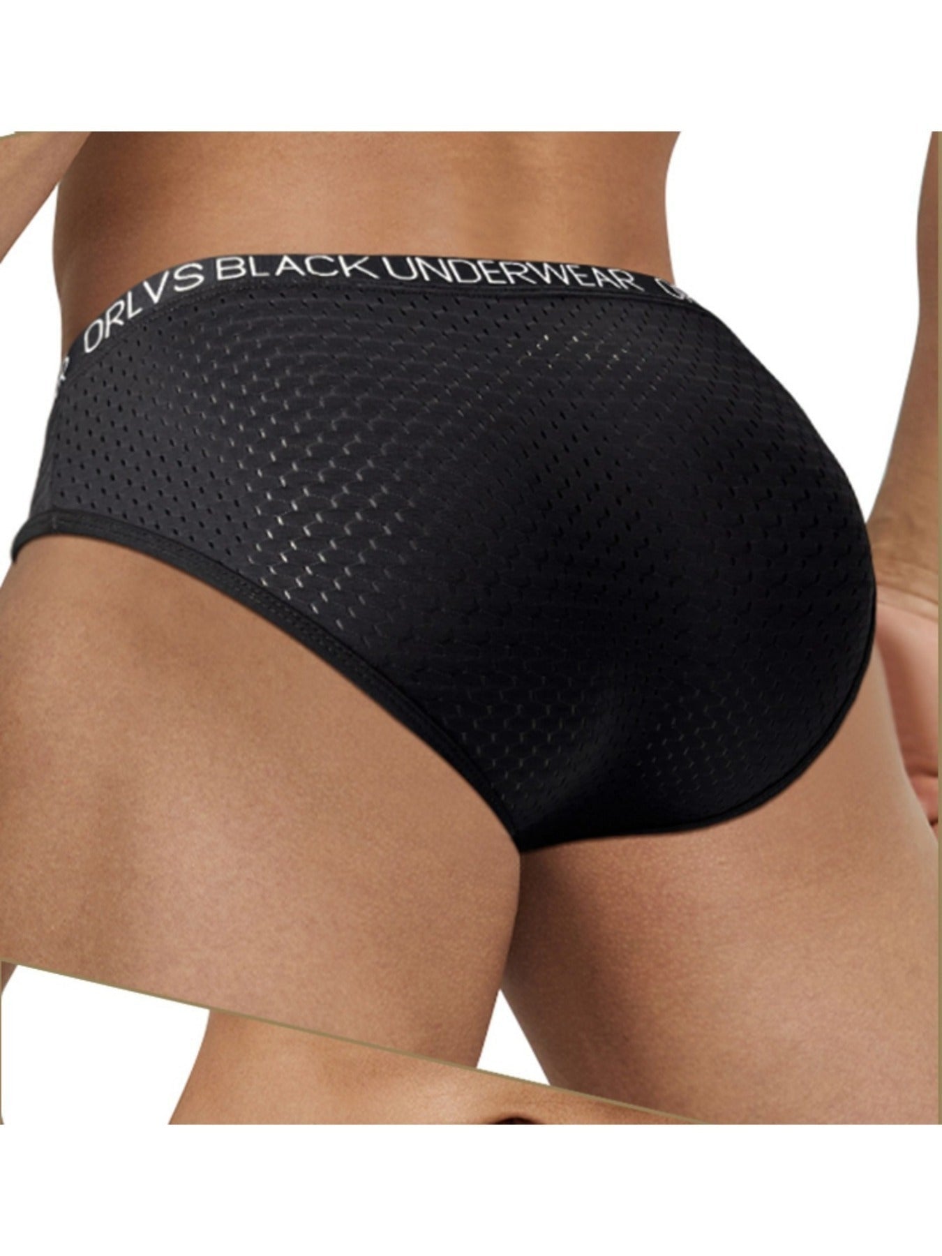 Men's sexy underwear made of ice silk mesh.