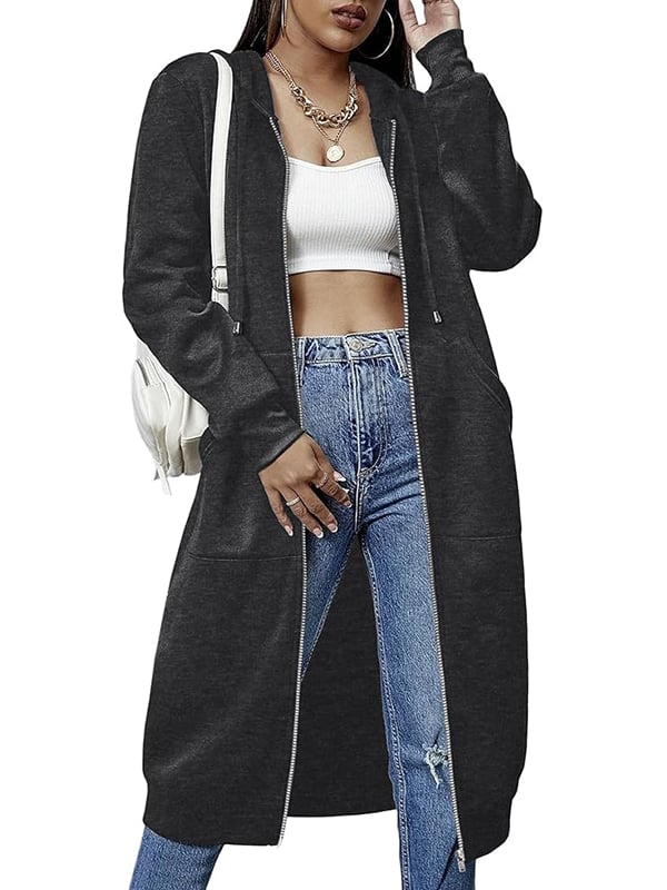 🥳Fall New Arrivals Sale 49% Off🔥Women Casual Zip up Hoodies