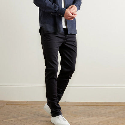 🖤 LAST DAY: 50% OFF! 🖤 Men’s Casual Slim-Fit Solid Color Pants+Belt ❄️