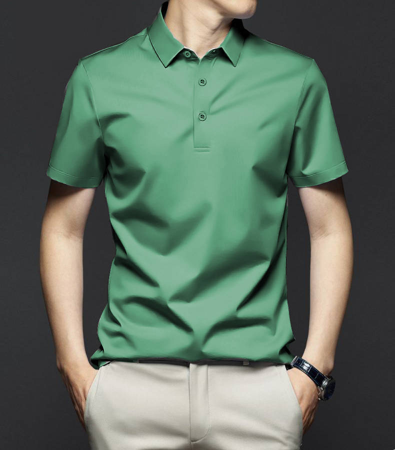 Men’s Trendy Casual Short Sleeve Lapel T-Shirt