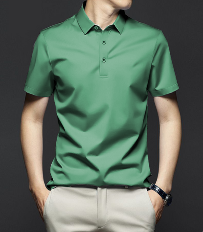 Men’s Trendy Casual Short Sleeve Lapel T-Shirt