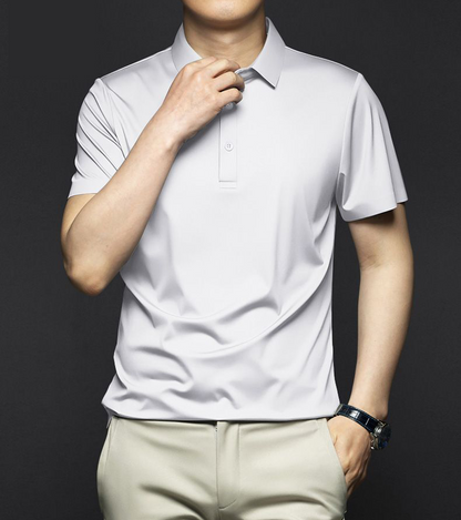 Men’s Trendy Casual Short Sleeve Lapel T-Shirt