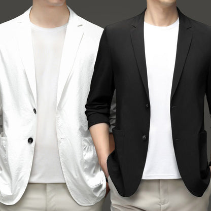 🥳2026 HOT SALE🥳💞50K+ SOLD!👴👔50% OFF! Lightweight Four-Season Blazer – Versatile for all weather. Soft, breathable & easy to wear. Perfect for weddings or Sunday roasts. Look sharp effortlessly. 🥂✨