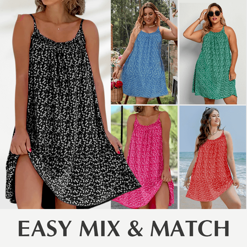 🌸🔥Hot Sale 50 %OFF💐 Floral Printed Camisole Dress