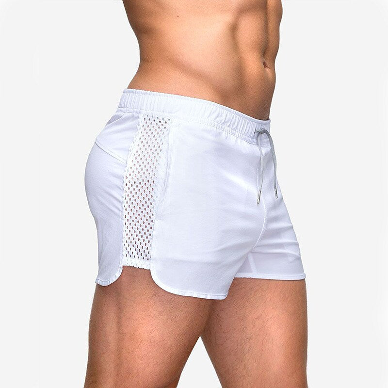 Men's Outdoor Fitness Sport Runing Comfortable Mesh Breathable Lightweight Shorts