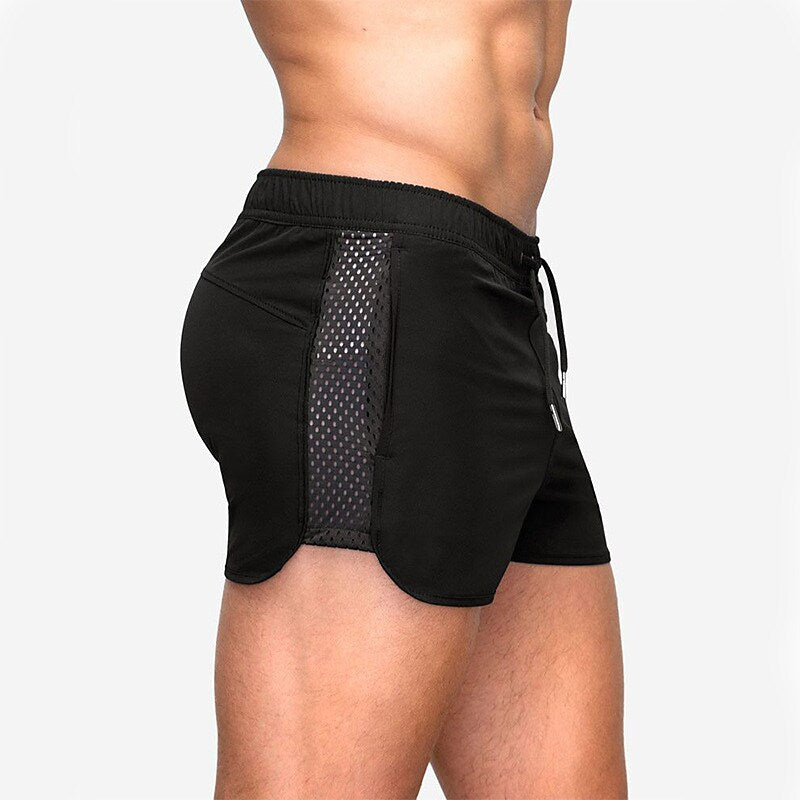 Men's Outdoor Fitness Sport Runing Comfortable Mesh Breathable Lightweight Shorts