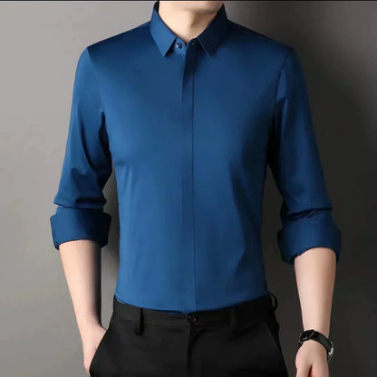 🎉2026 New Products Hot Sale✨Men's Wrinkle-Free Button-Down Shirt