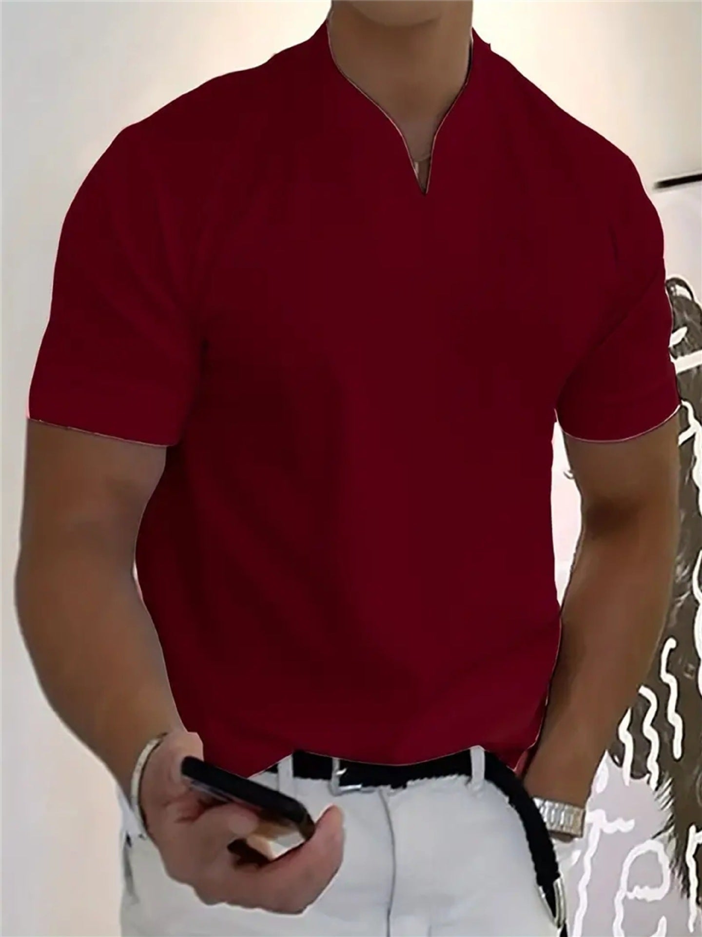 Men Gentlemans Business Short Sleeve Fitness T-shirt🔥HOT SALE 49% OFF