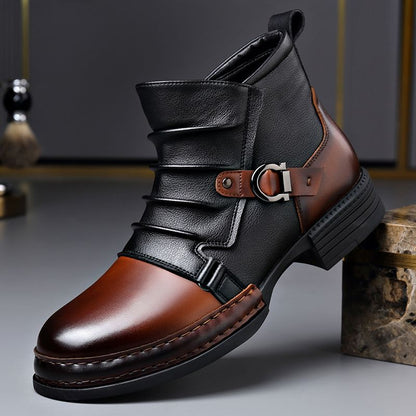 Men's Genuine Leather Ankle Boots