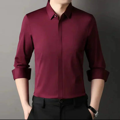 🎉2026 New Products Hot Sale✨Men's Wrinkle-Free Button-Down Shirt