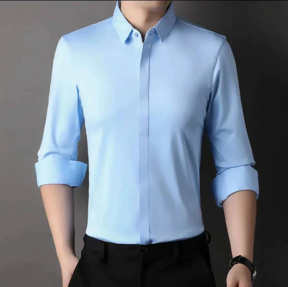 🎉2026 New Products Hot Sale✨Men's Wrinkle-Free Button-Down Shirt