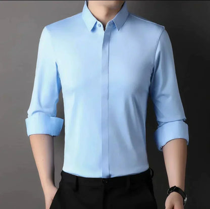 🎉2026 New Products Hot Sale✨Men's Wrinkle-Free Button-Down Shirt