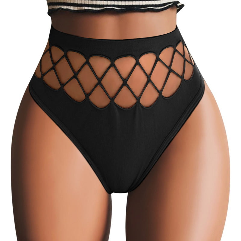 Sexy Fishnet Hole Hollow Thong Panties