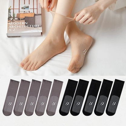🎁Invisible Slip-resistant Crystal Silk Socks