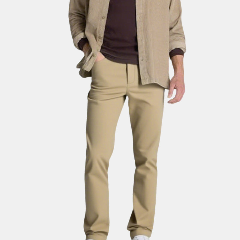 🖤 LAST DAY: 50% OFF! 🖤 Men’s Casual Slim-Fit Solid Color Pants+Belt ❄️