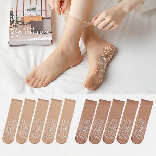 🎁Invisible Slip-resistant Crystal Silk Socks