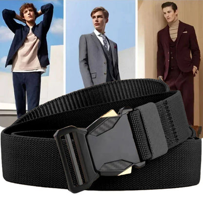 🖤 LAST DAY: 50% OFF! 🖤 Men’s Casual Slim-Fit Solid Color Pants+Belt ❄️