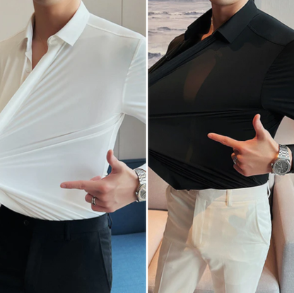 🎉2026 New Products Hot Sale✨Men's Wrinkle-Free Button-Down Shirt