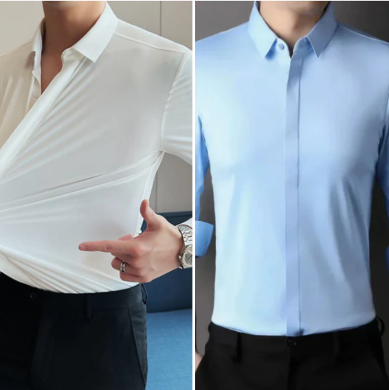 🎉2026 New Products Hot Sale✨Men's Wrinkle-Free Button-Down Shirt