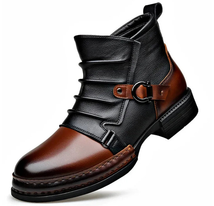 Men's Genuine Leather Ankle Boots